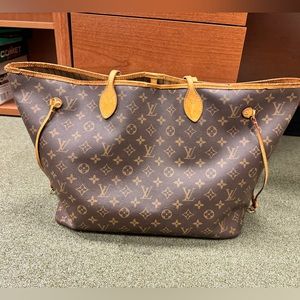 Authentic Louis Vuitton Neverfull GM Monogram Bag
